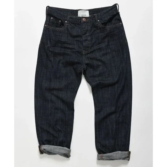 OneTeaspoon | NWT | Mens Organic Raw Bandit Jean - Raw Indigo | Sz: 33x27 - Picture 6 of 7